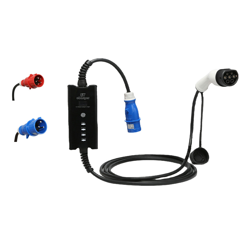 Home Use 16A 32A Adjustable El - Type 2 Portable Ev Charger 11Kw Cee 评论和价格